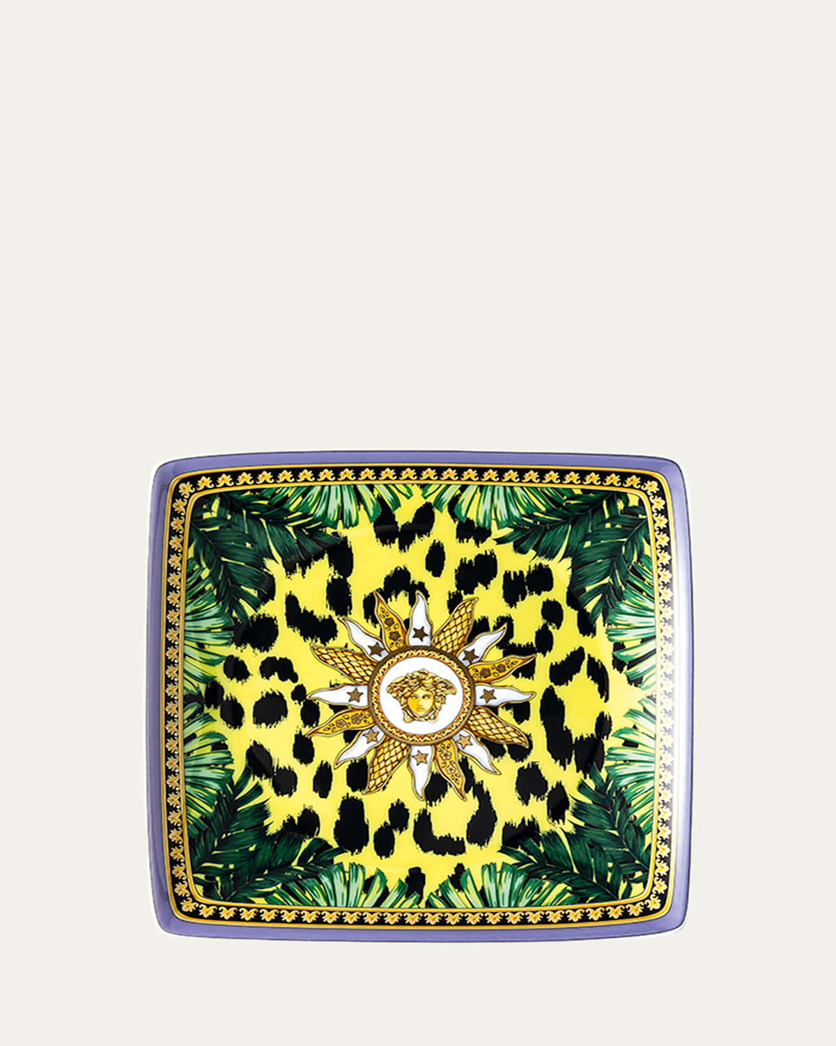 Versace Animalier Porcelain Canape Dish In Multi