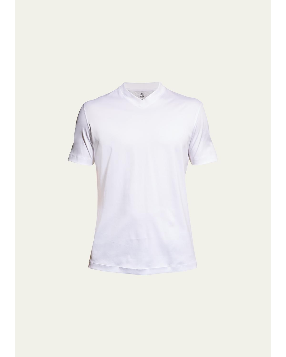 Men'S Basic-Fit V-Neck T-Shirt