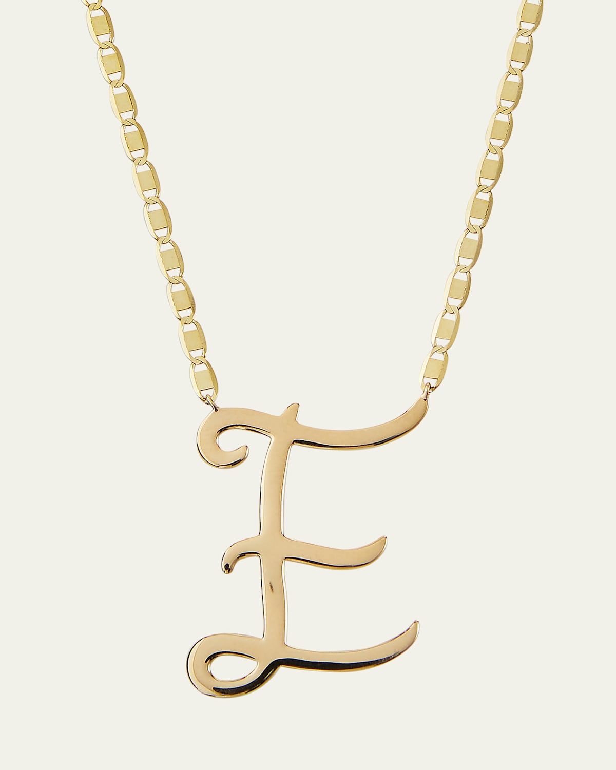 14k Malibu Initial Necklace