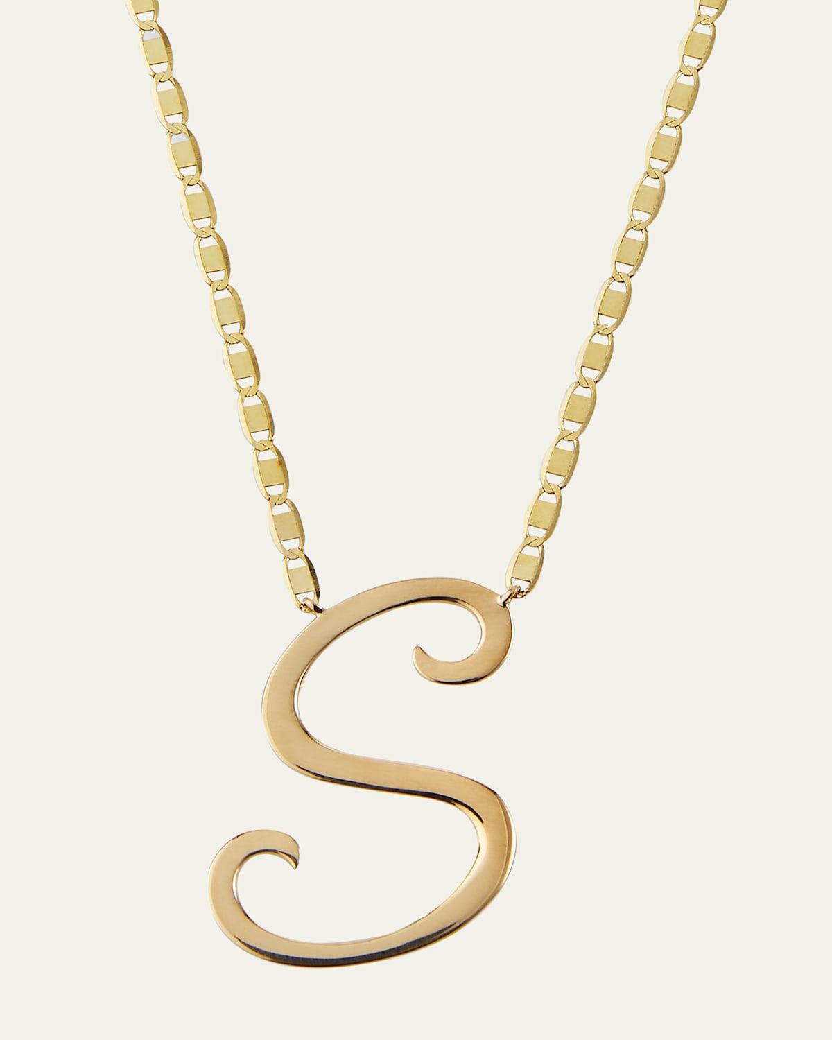 14k Malibu Initial Necklace