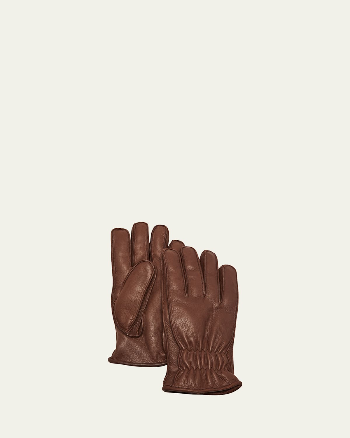 Bergdorf Goodman Men's Deerskin Leather Gloves