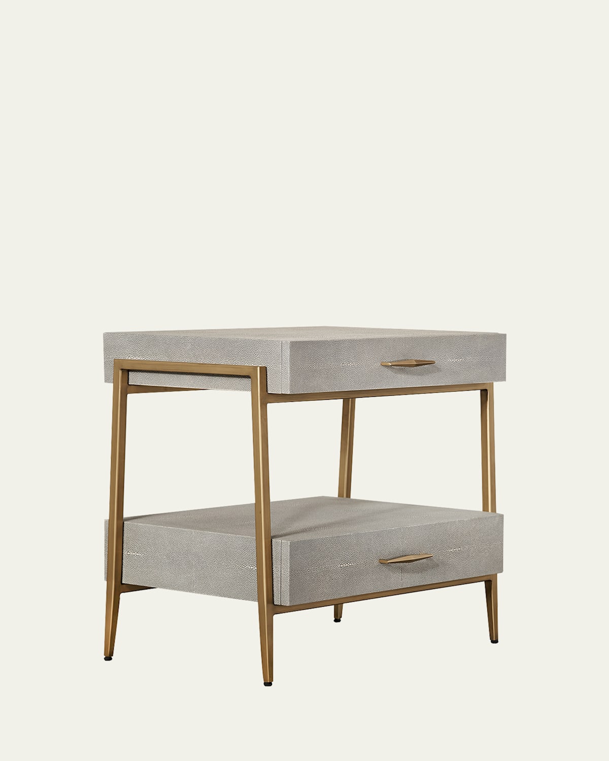 Interlude Home Morand Bedside Chest In Gray
