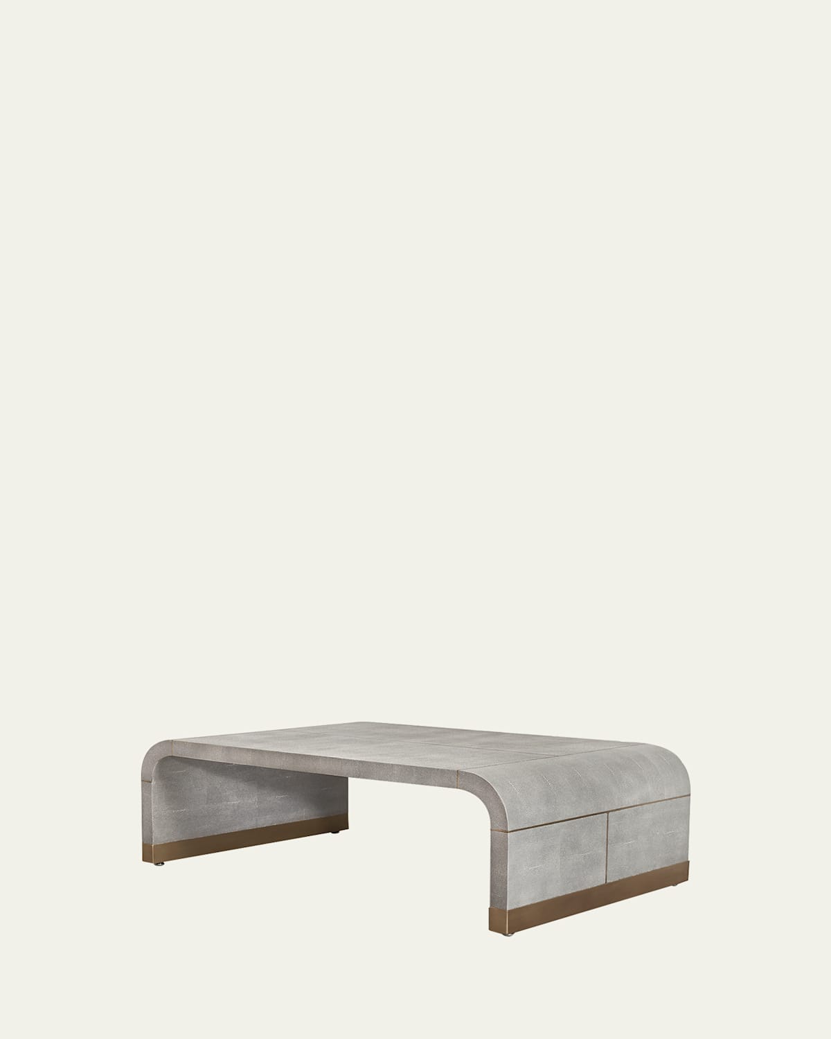 Interlude Home Sutherland Cocktail Table In Grey