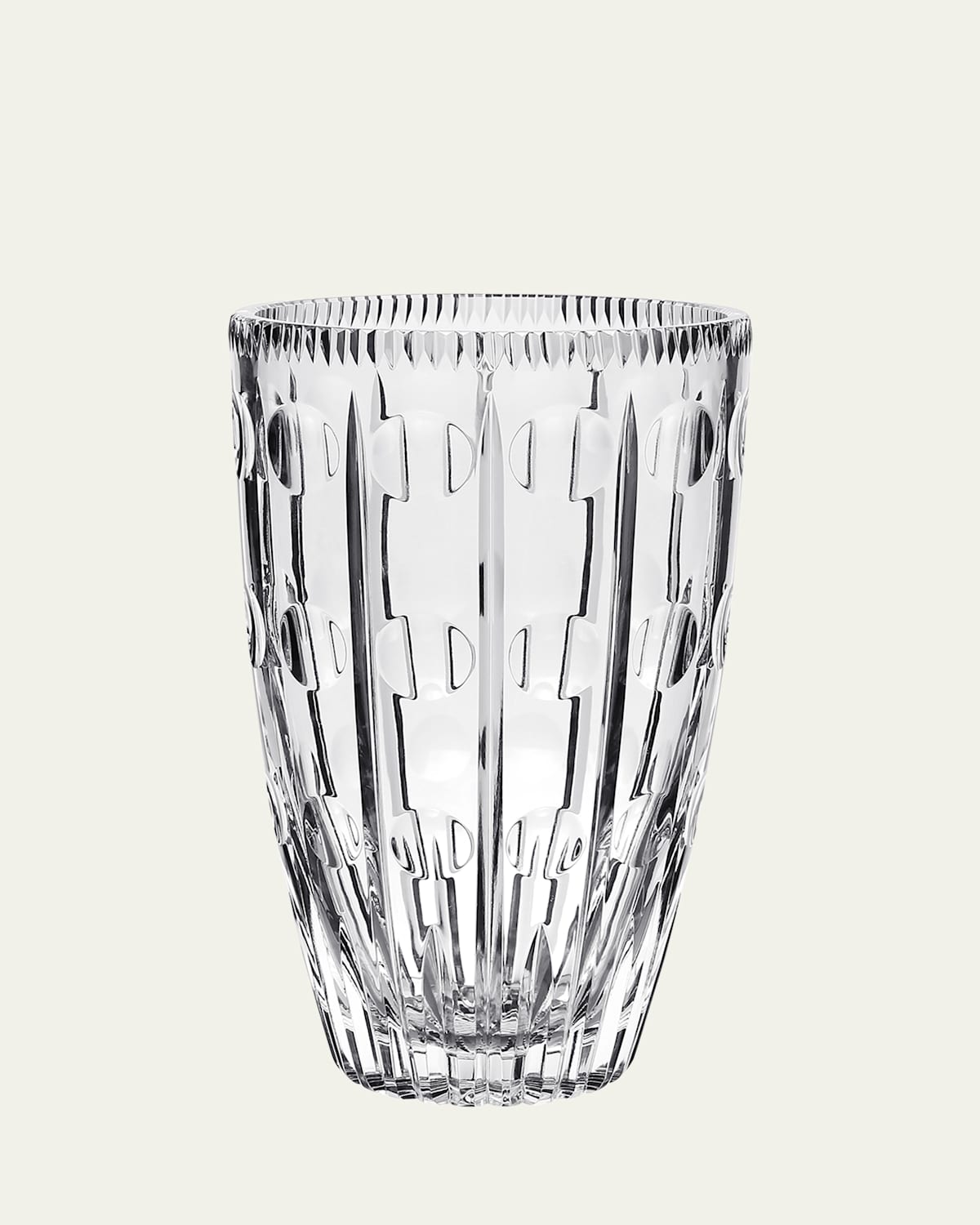 William Yeoward Crystal Harlequine 11" Flower Vase In Clear