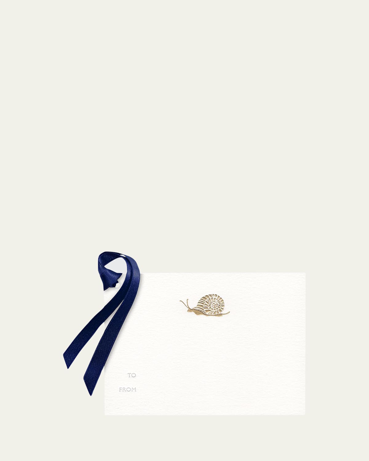 Bell'invito Garden Snail Gift Tags - Set Of 8 In White