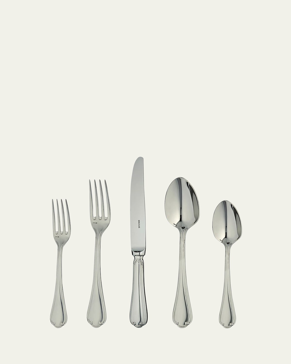 Ercuis Sully 5-piece Flatware Place Setting In Silver