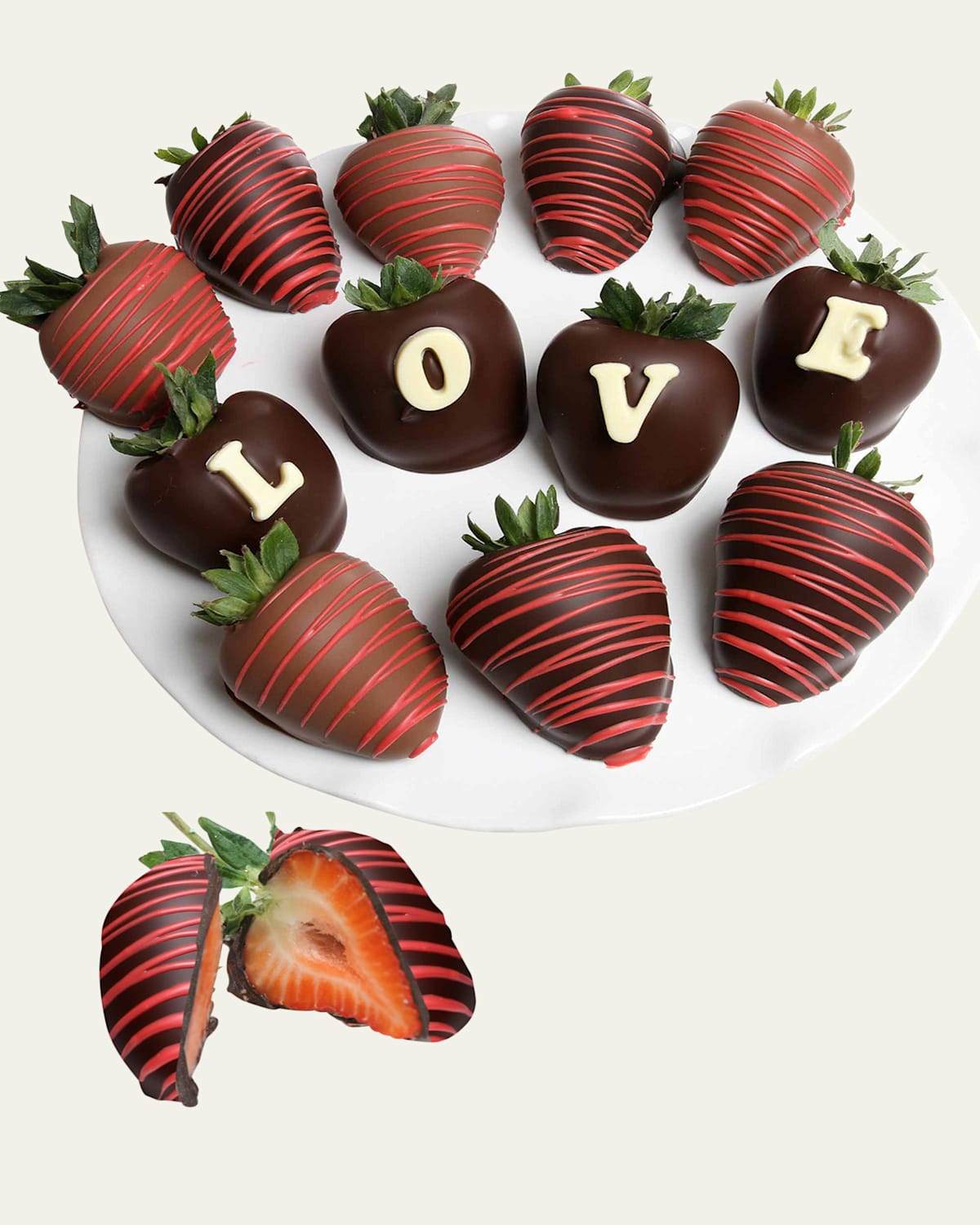 Chocolate Covered Company LOVE Belgian Chocolate Covered Berry Gram