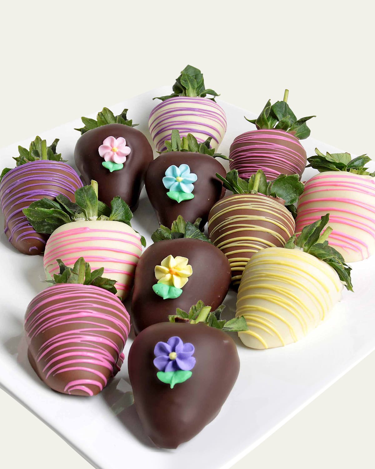 Chocolate Covered Company Spring Belgian Chocolate Covered Strawberries