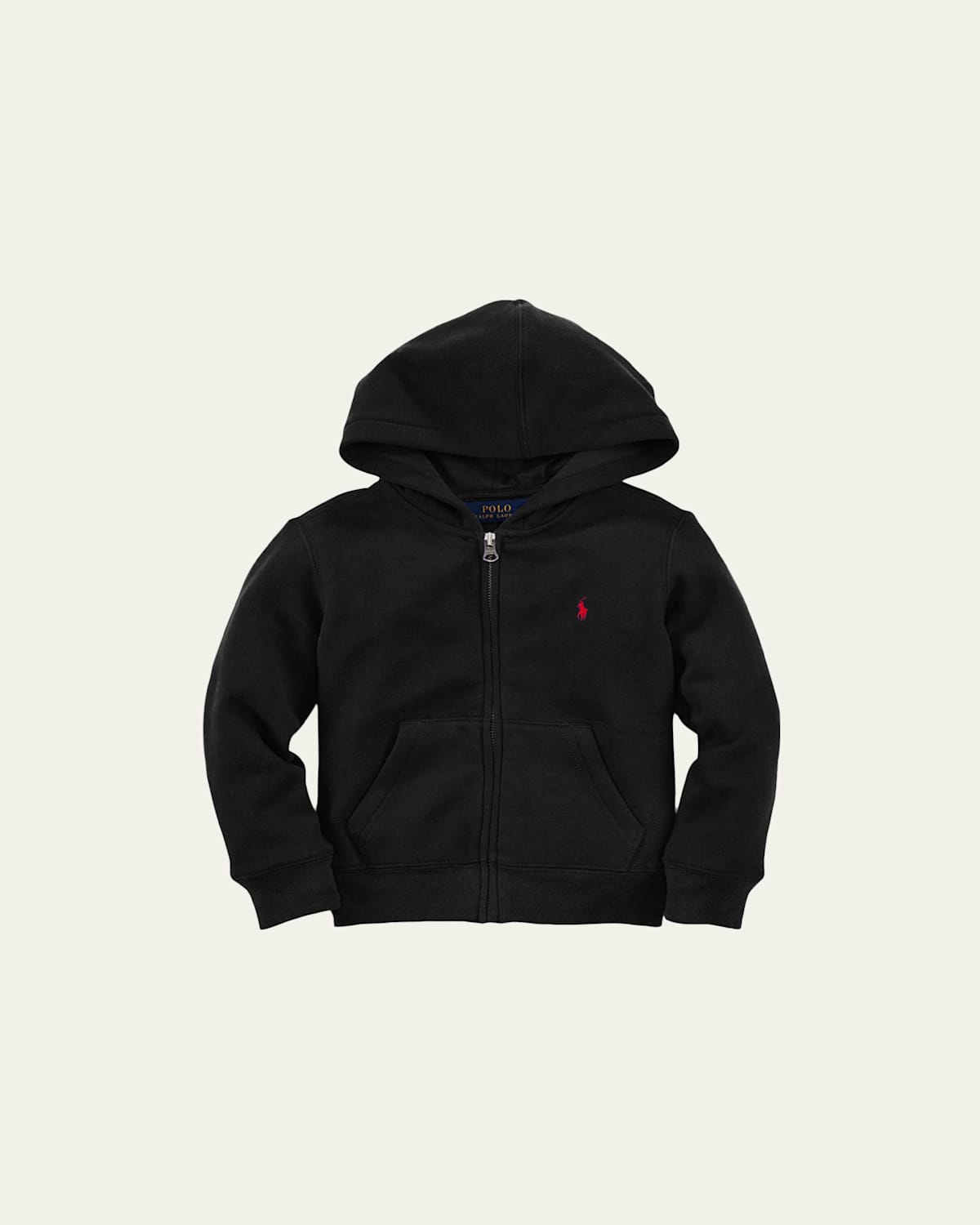 Polo Ralph Lauren Black Sweatshirt For Kids With Pony Logo In Black