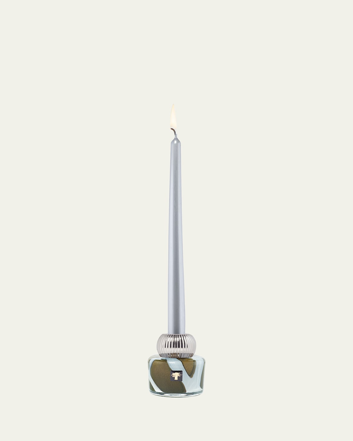 Baobab Collection Twins Agate Candlesticks In Multi