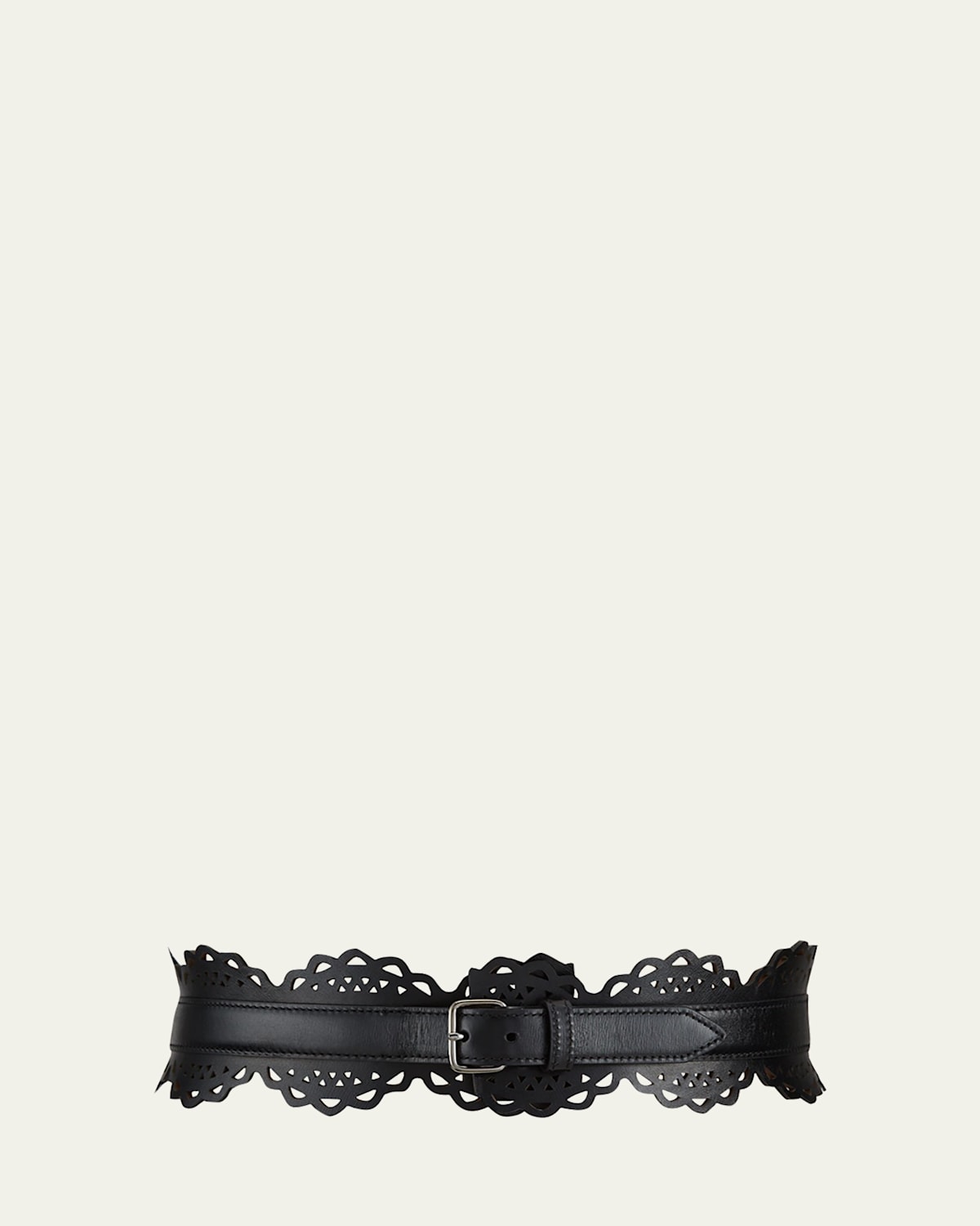 ALAIA Thin Openwork Corset Belt