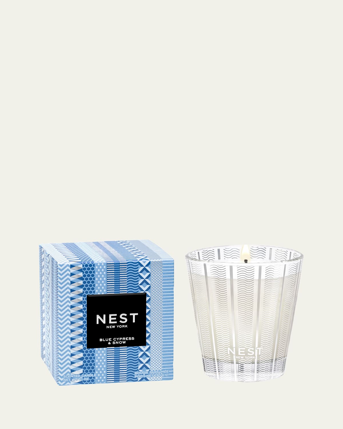 Nest New York 8.1 Oz. Blue Cypress And Snow Classic Candle