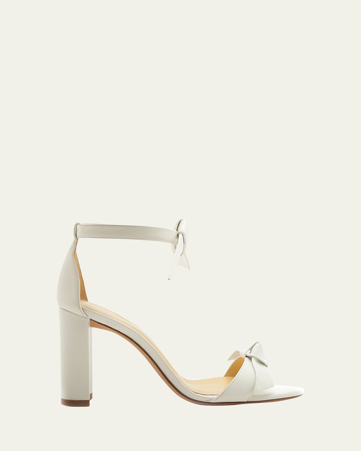 Clarita 90mm Leather Ankle-Tie High-Heel Sandals
