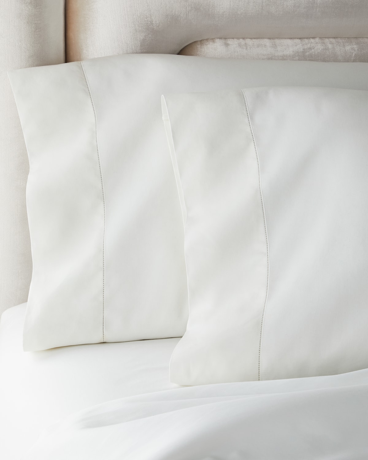 Polo Ralph Lauren Organic Sateen Pillowcase, Standard Case In Parchment