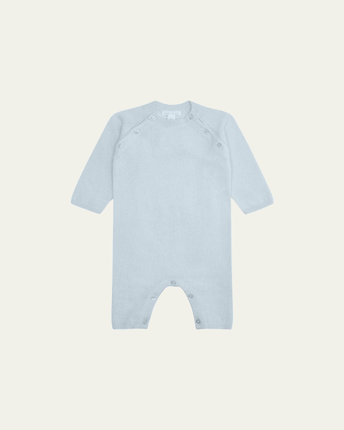 Marie Chantal Kids' Ariel Cashmere Angelwing Romper In Blue
