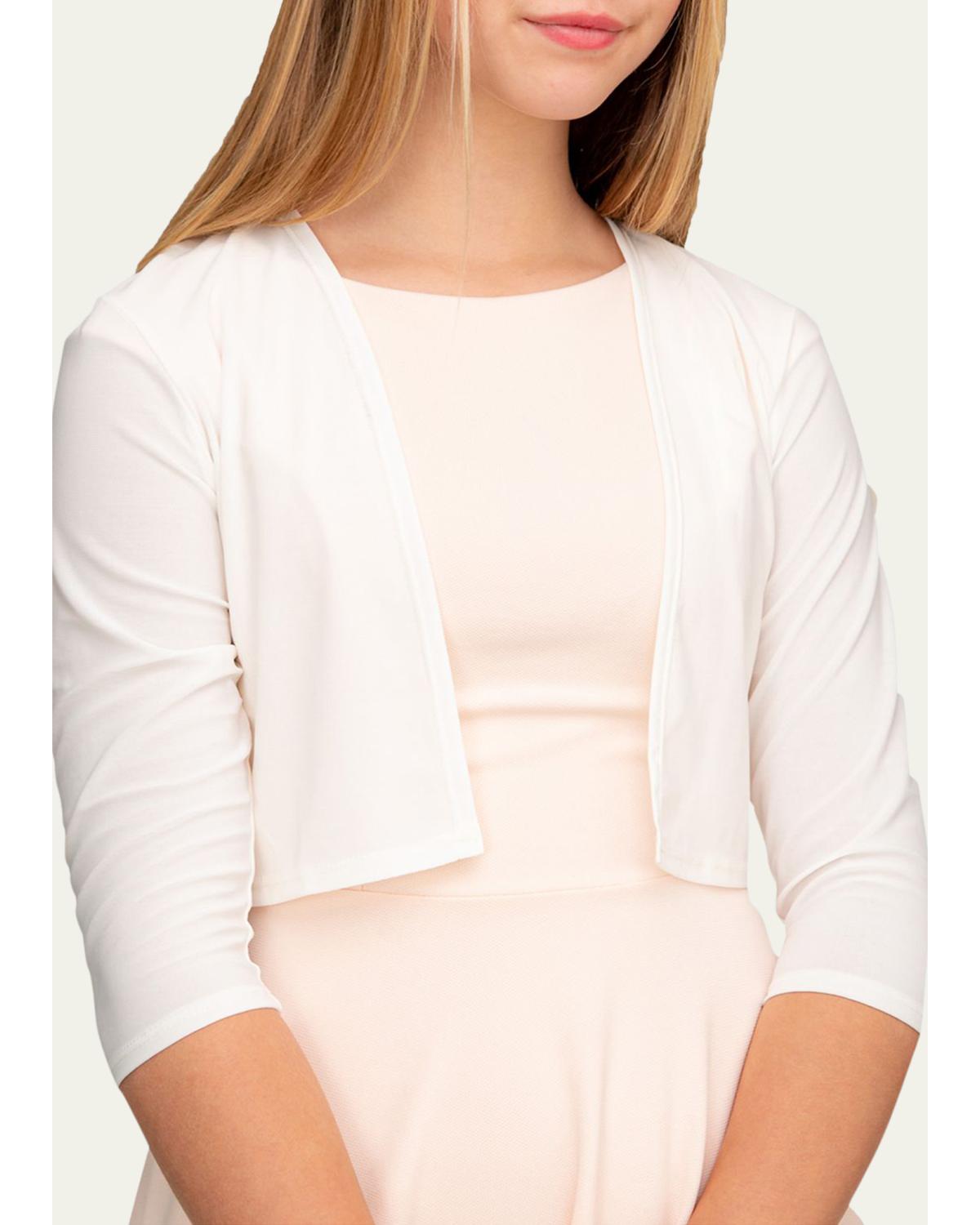 Girl's Cropped Bolero Jacket, Size 4-6X