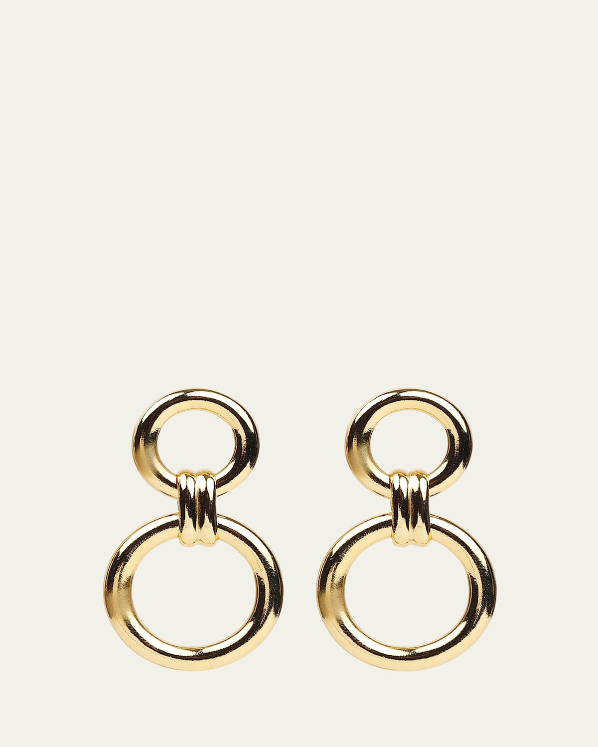 Ben-Amun Circle Post and Drop Earrings | Thumbnail 4