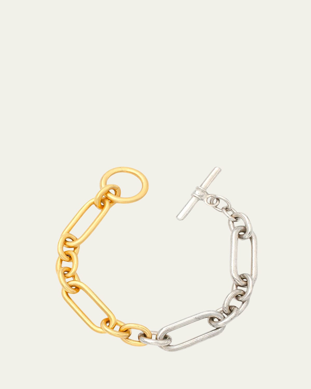 Ben-Amun Two-Tone Link Bracelet, 7"L | Thumbnail 3