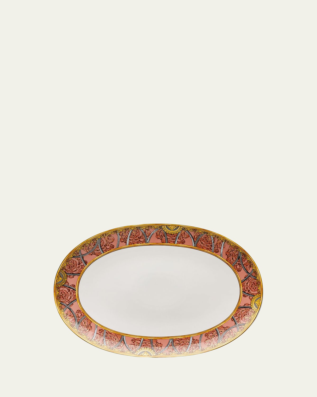 Versace La Scala Del Palazzo Platter In Rosa