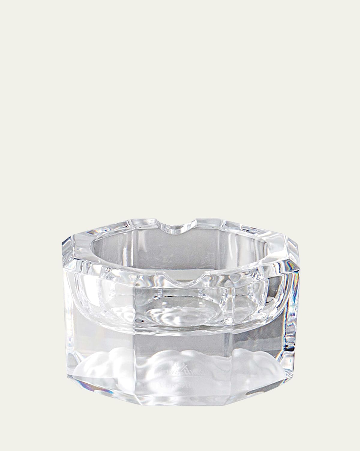Versace Medusa Lumiere 3" Ashtray In Clear