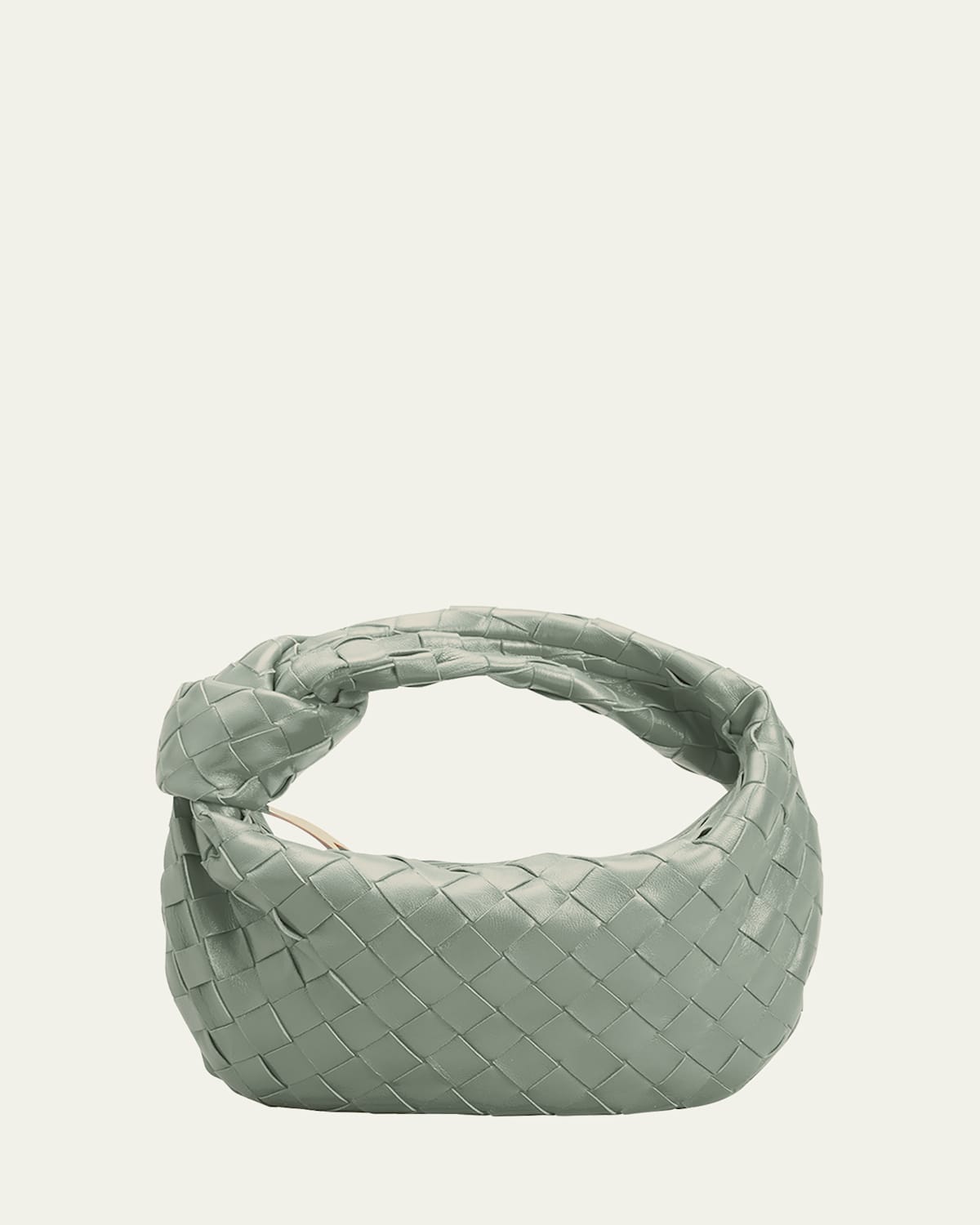 Bottega Veneta Womens Aloe Jodie Mini Leather Top-handle Bag In New Sage