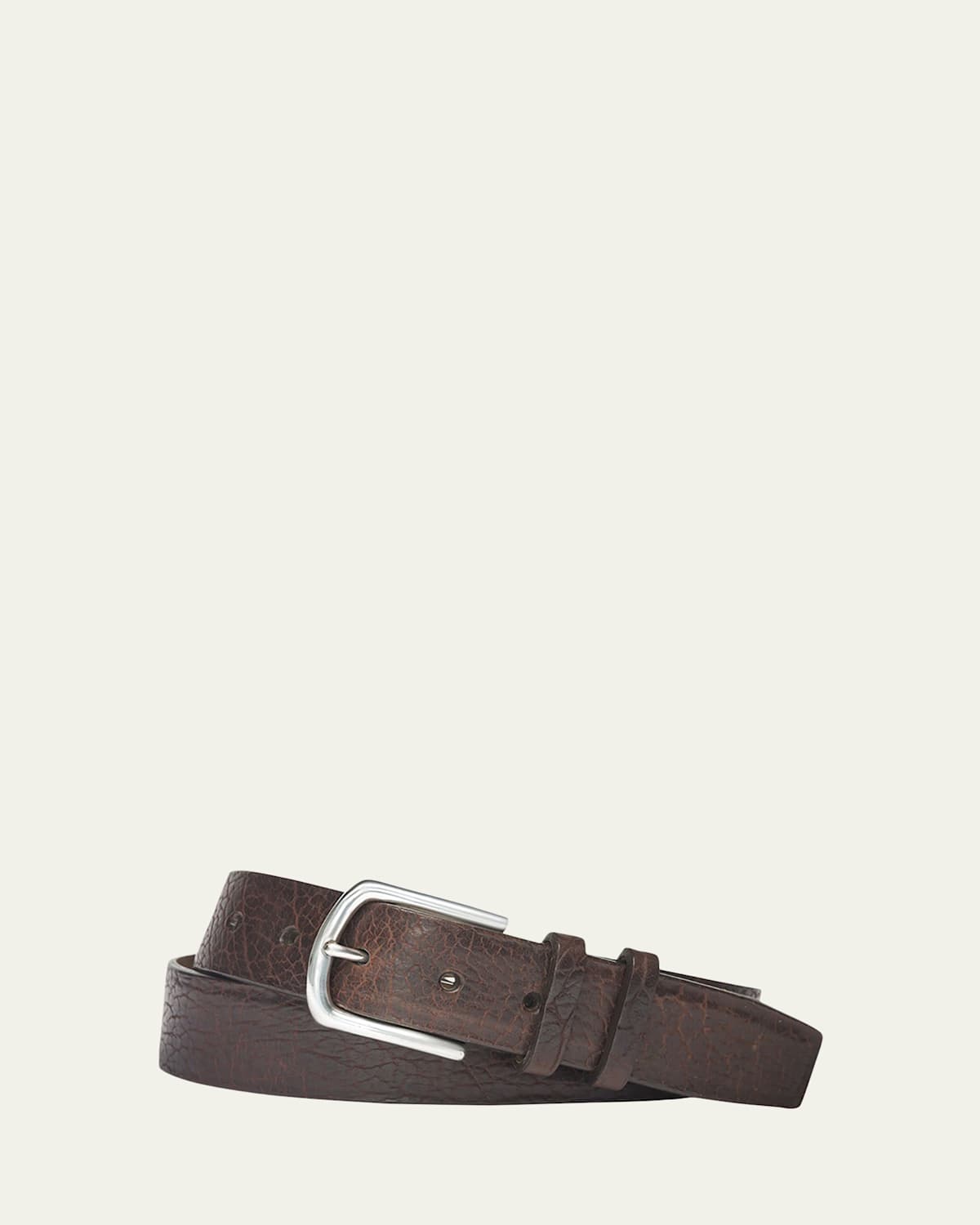 Men's Tucson Bison Belt w/ Nickel Buckle