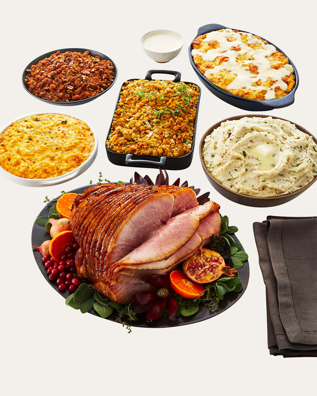 The Cajun Turkey Co Half Honey Glazed Ham Dinner