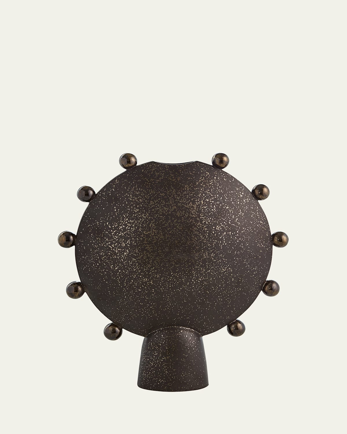 Ashley Childers For Global Views Spheres Collection Bronze Vessel