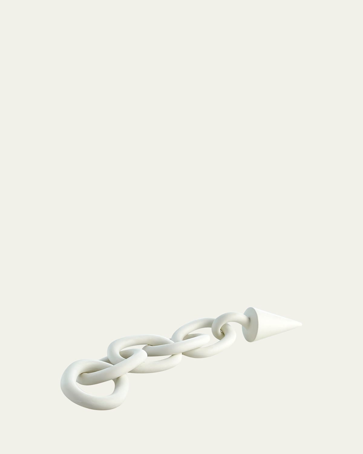 Ashley Childers For Global Views Rings Object With Cone In White