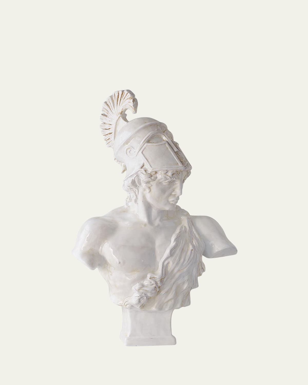 Global Views Mars Sculpture In White