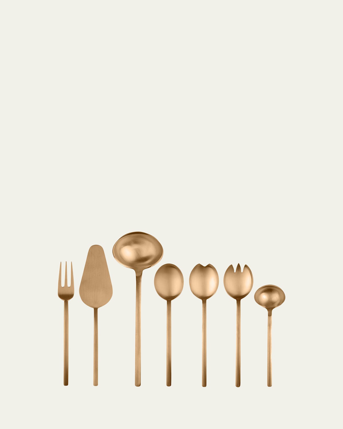 Mepra Due Ice Oro 7-piece Serving Set