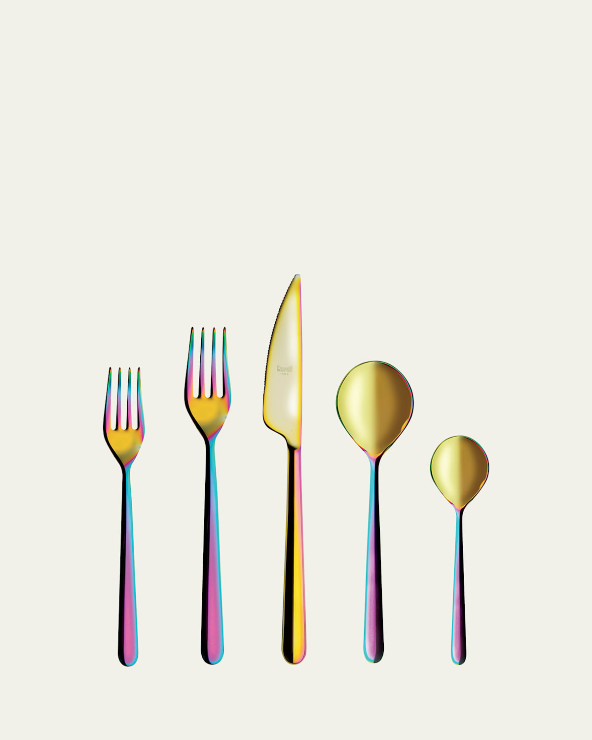 Mepra Linea Rainbow 5-piece Flatware Set