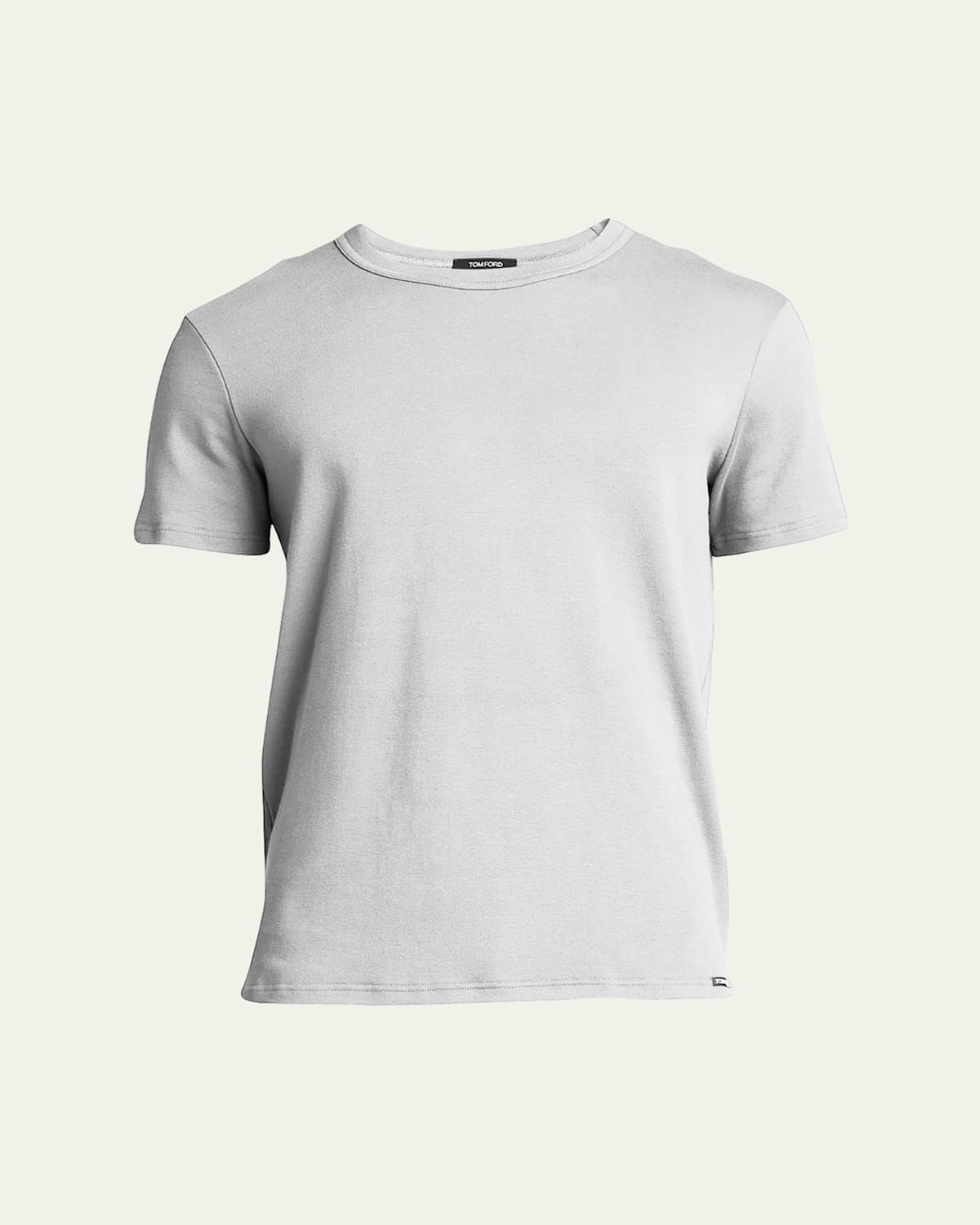 Tom Ford Men's Solid Stretch Jersey T-shirt In Gray