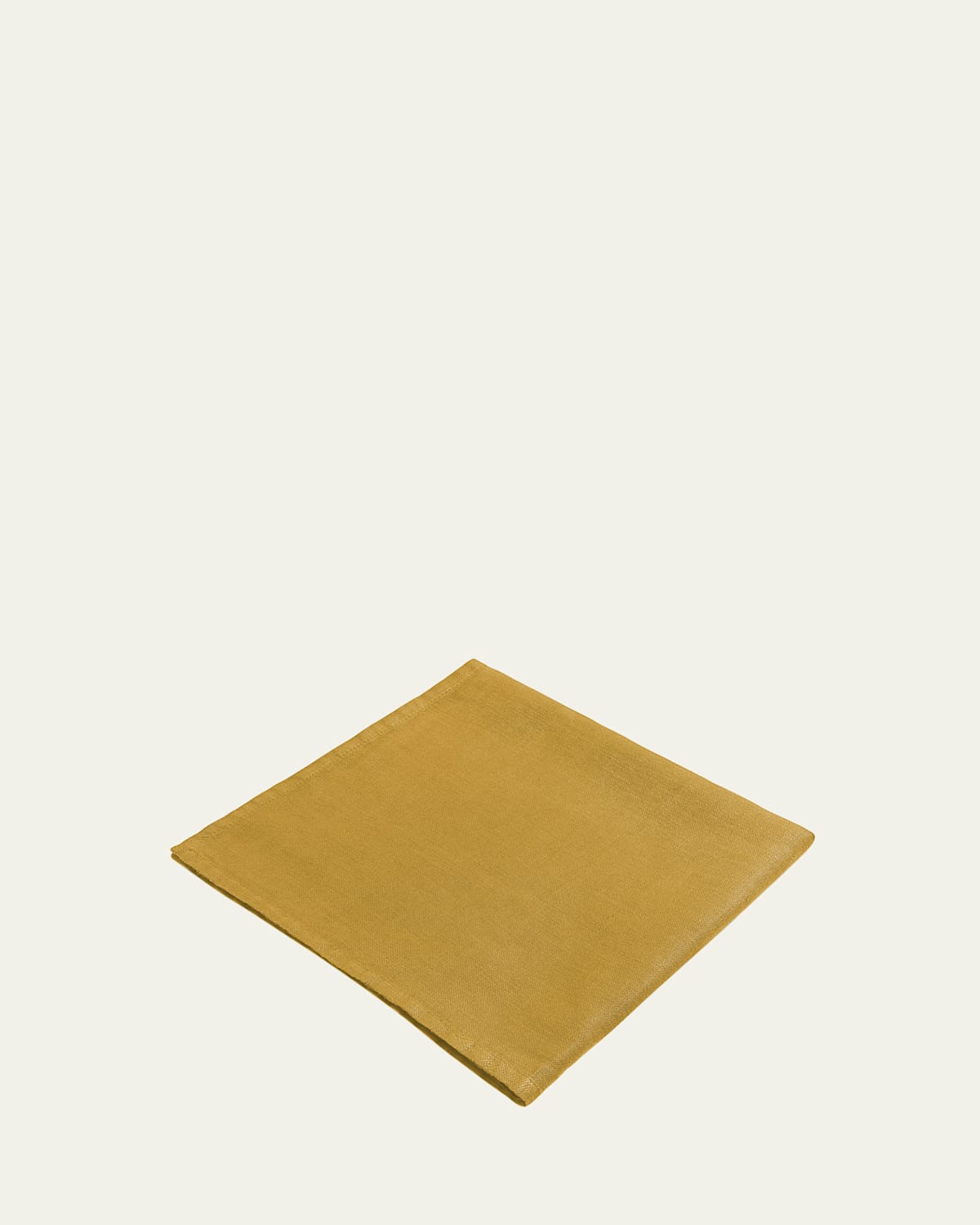 L'objet Linen Sateen Napkins S4 Mustard