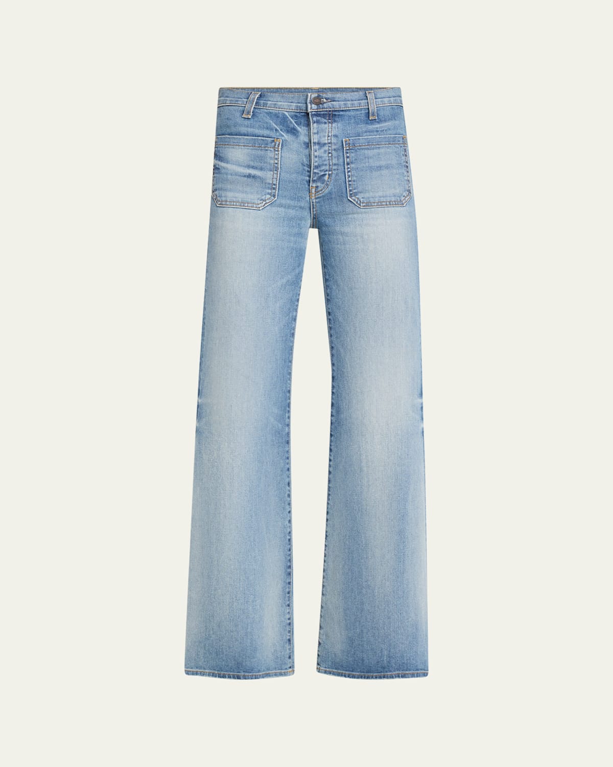 NILI LOTAN FLORENCE DENIM FLARE JEANS 