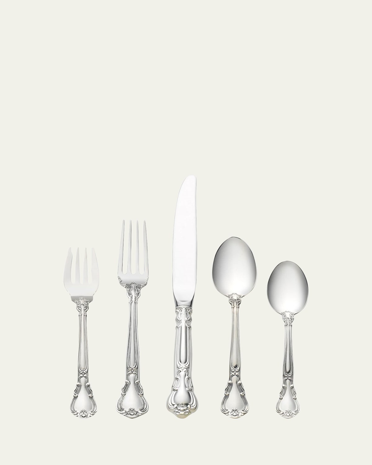 Gorham Chantilly 5-piece Dinner Flatware Setting With Place Spoon