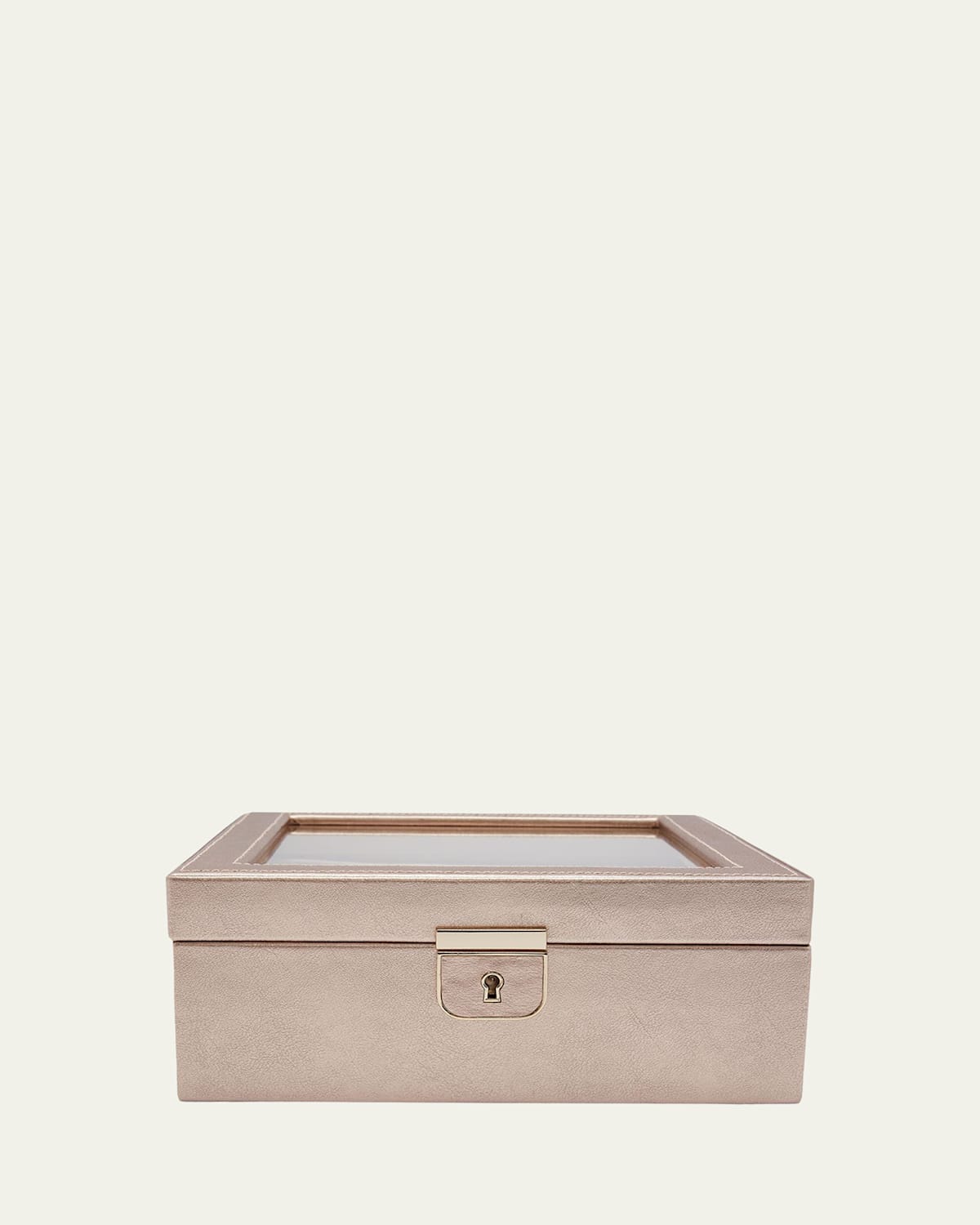 Wolf Palermo 6-piece Watch Box In Rose Gold