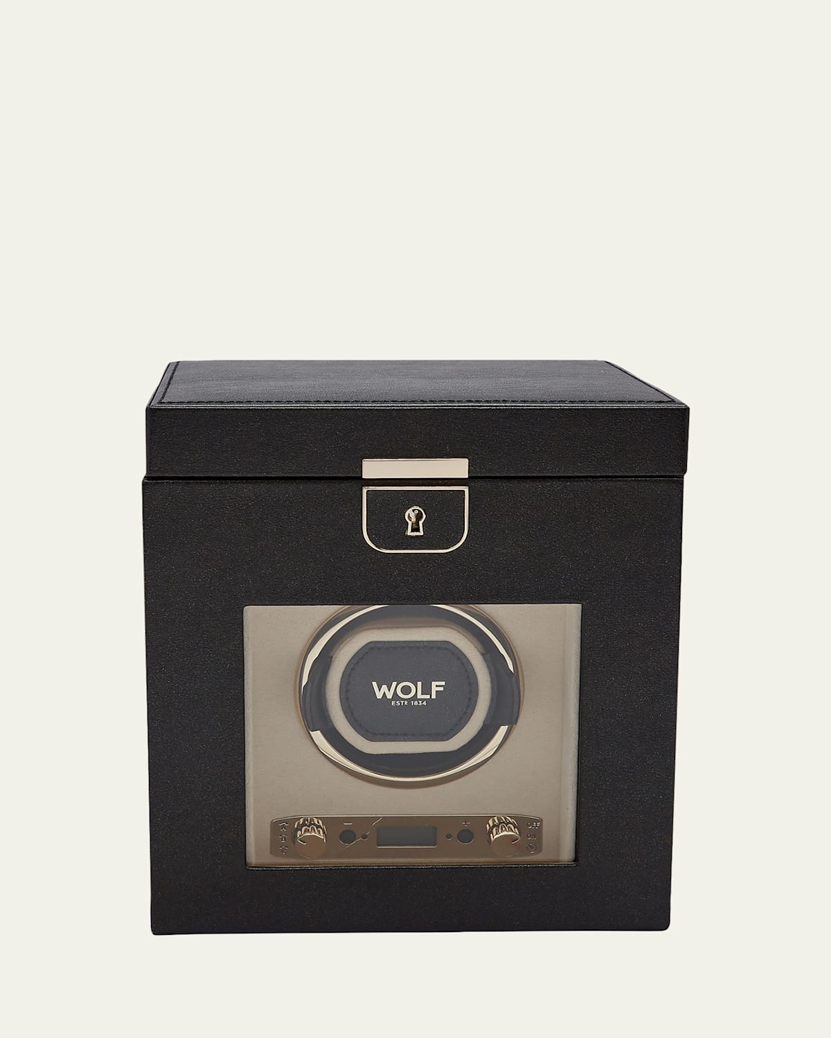 Wolf Palermo Single Watch Winder In Black