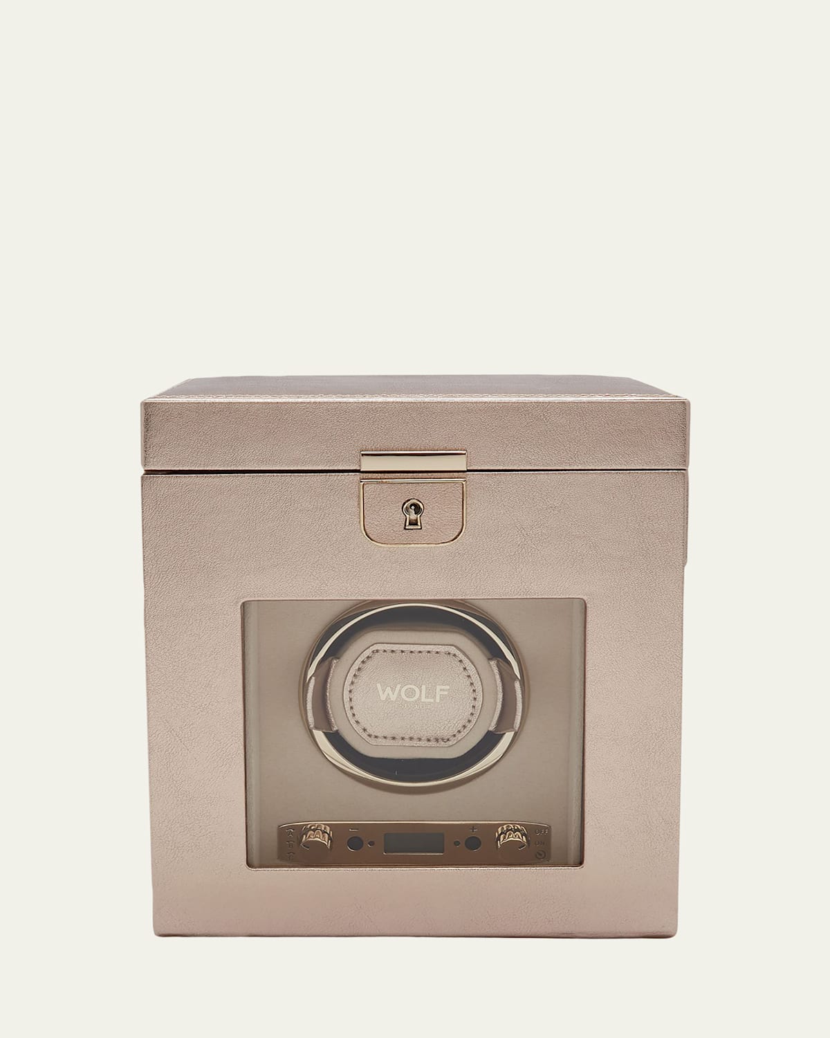 Wolf Palermo Single Watch Winder In Rose Gold