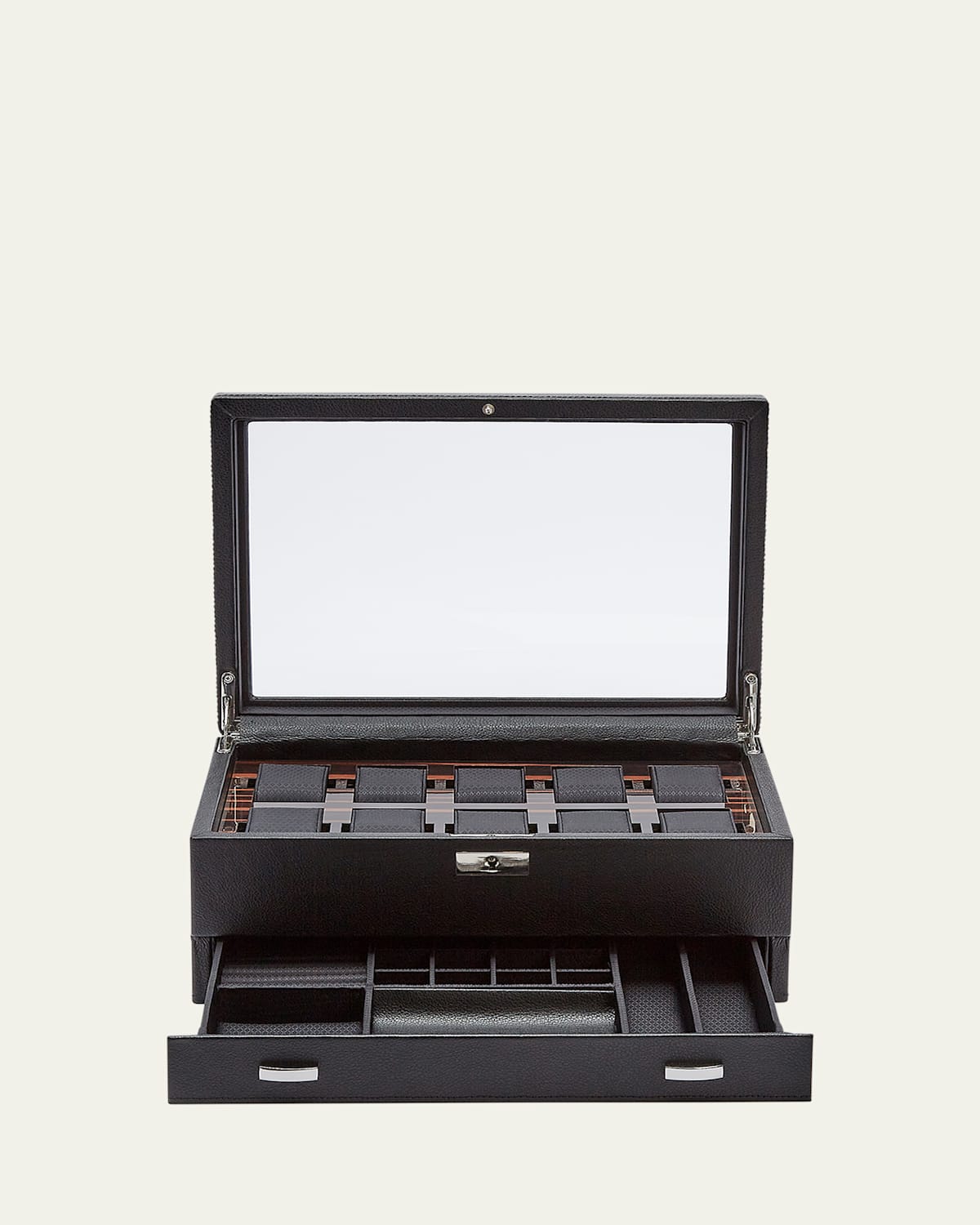 Roadster 10-Piece Watch Box with Drawer