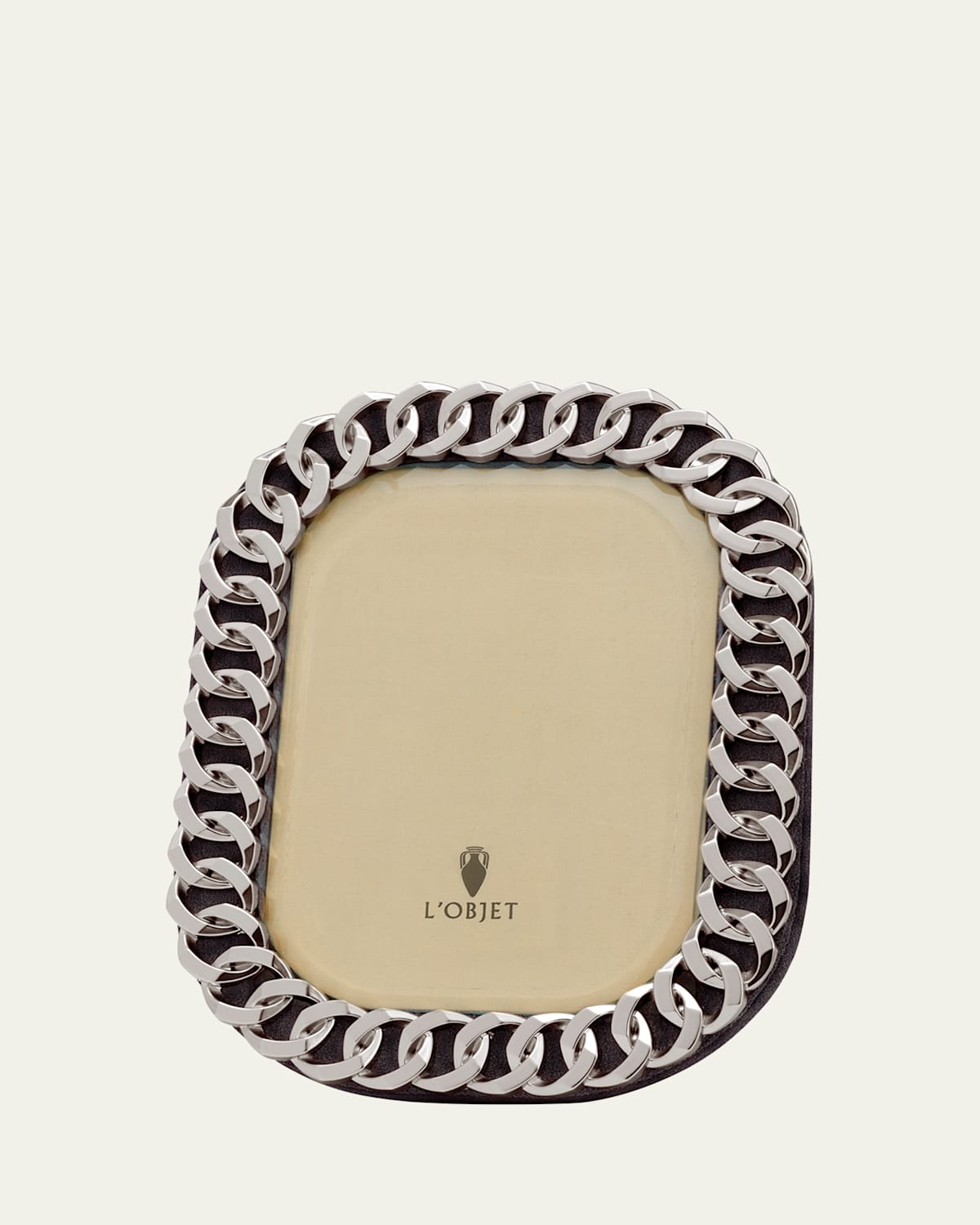 L'Objet Cuban Link Picture Frame, 4" x 6"