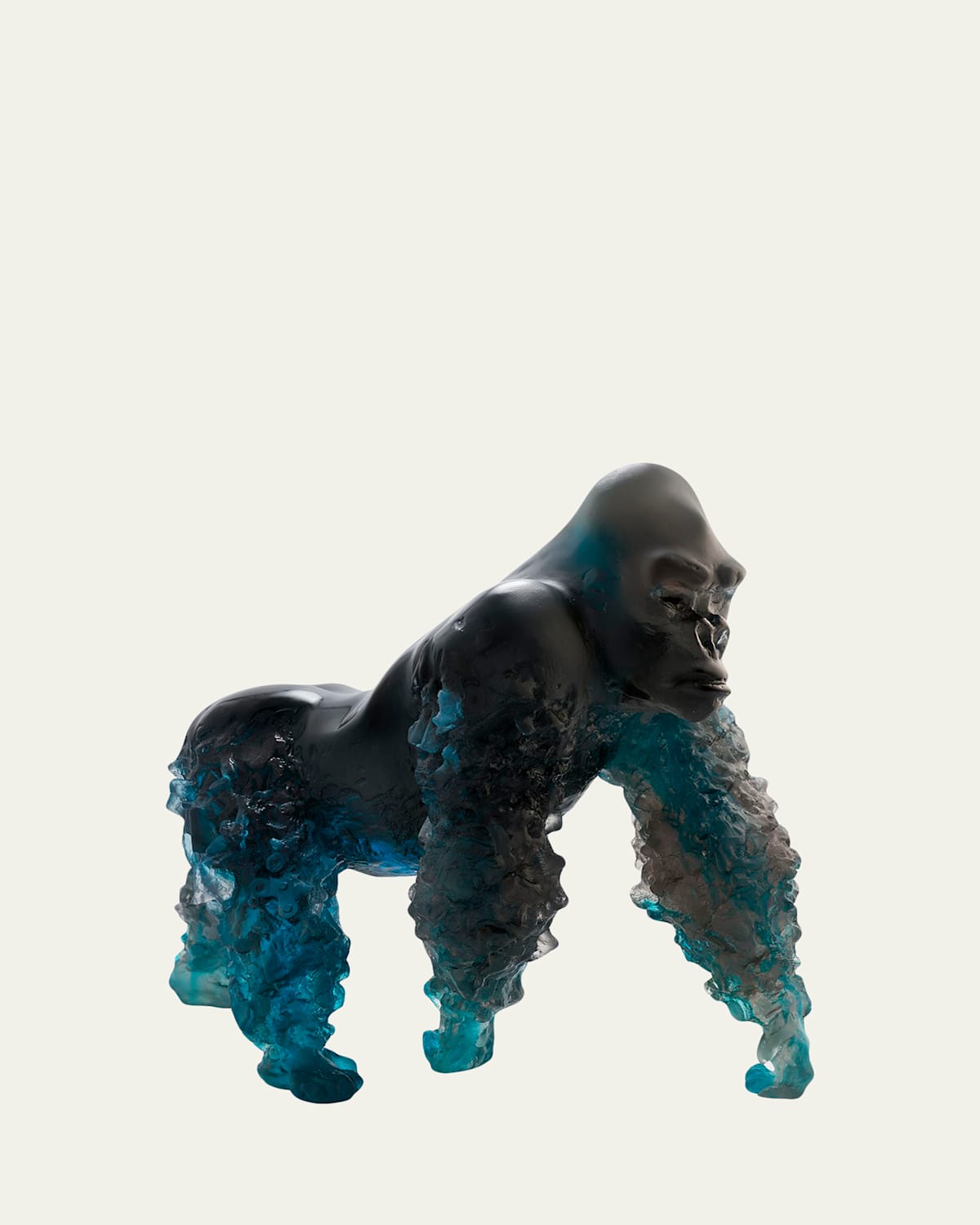 Daum Silverback Gorilla in Blue Grey by Jean-No