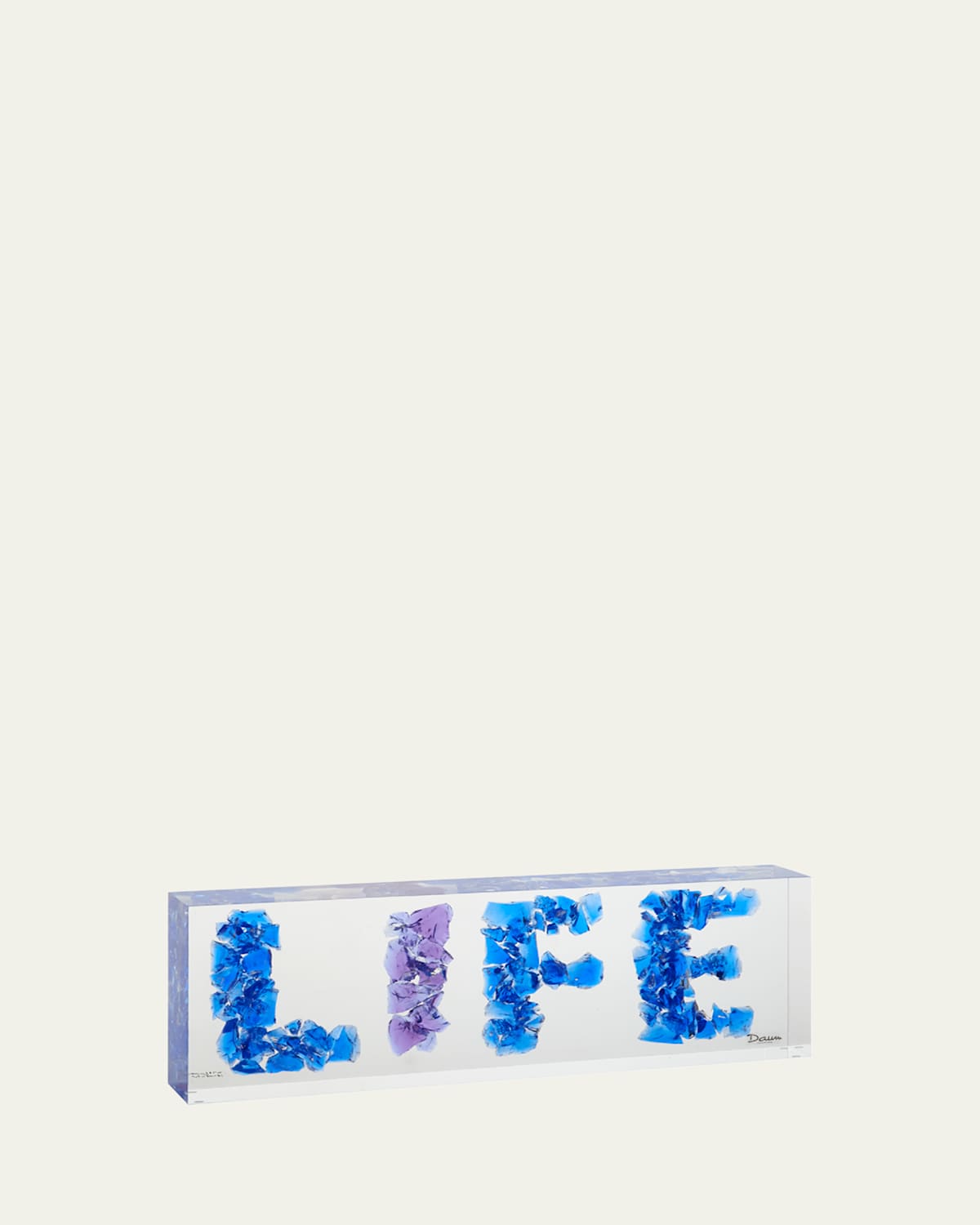 Daum Life Crystal Art By Richard Woleck & Jean-francois Bollie