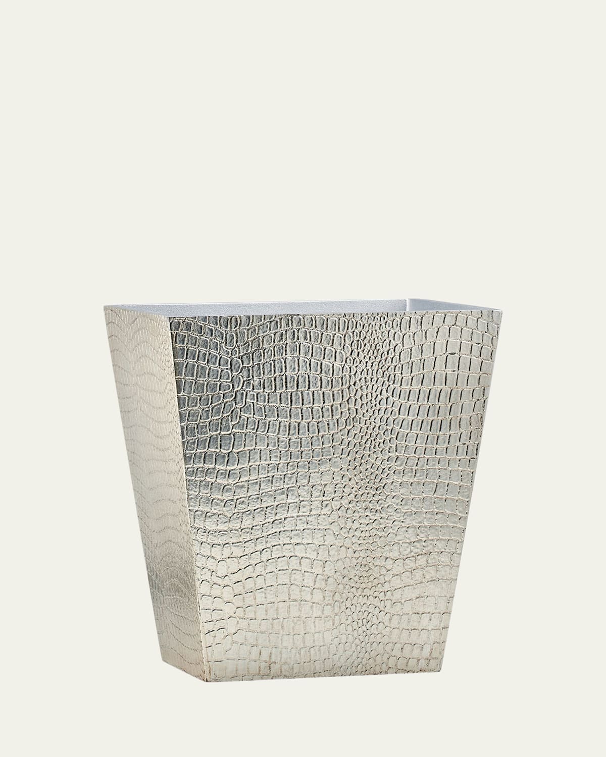Labrazel Crocodile Silver Wastebasket | Thumbnail 4 Labrazel Crocodile Silver Wastebasket | Thumbnail 4