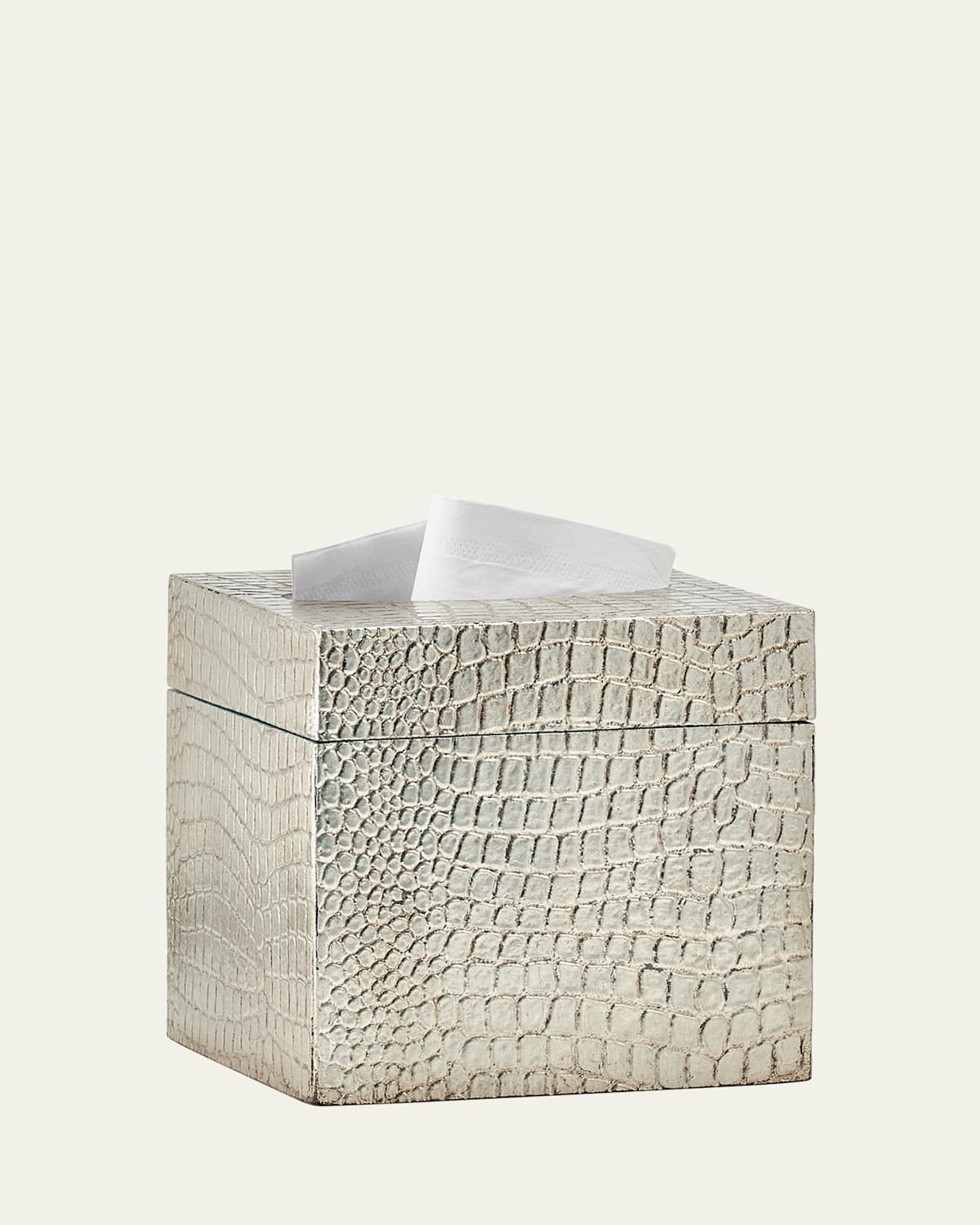 Labrazel Crocodile Silver Tissue Cover | Thumbnail 3 Labrazel Crocodile Silver Tissue Cover | Thumbnail 3