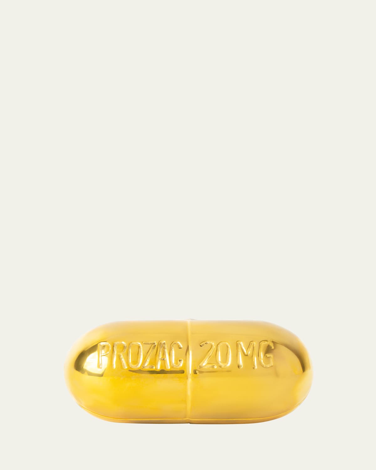 Jonathan Adler Prozac Pill Box In Gold