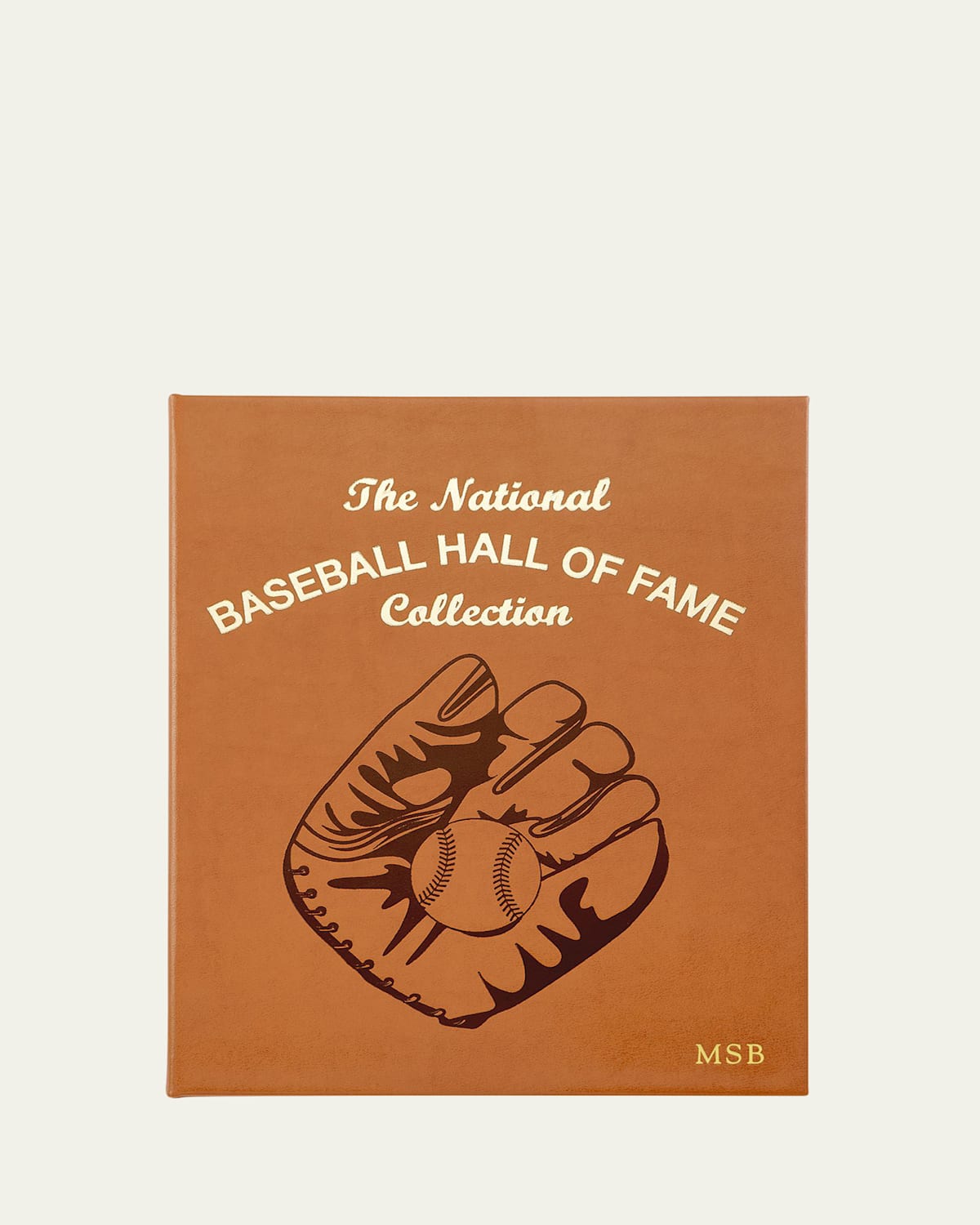 Graphic Image The National Baseball Hall Of Fame Collection" Book By James Buckley" In Tan