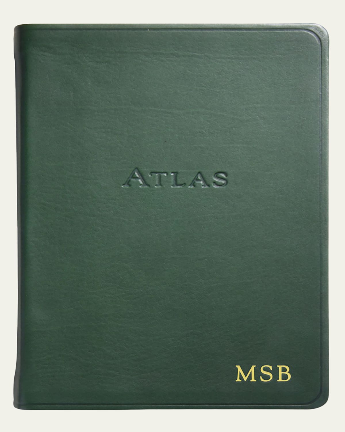 Graphic Image The Traveler's Atlas Book, Personalized In Green