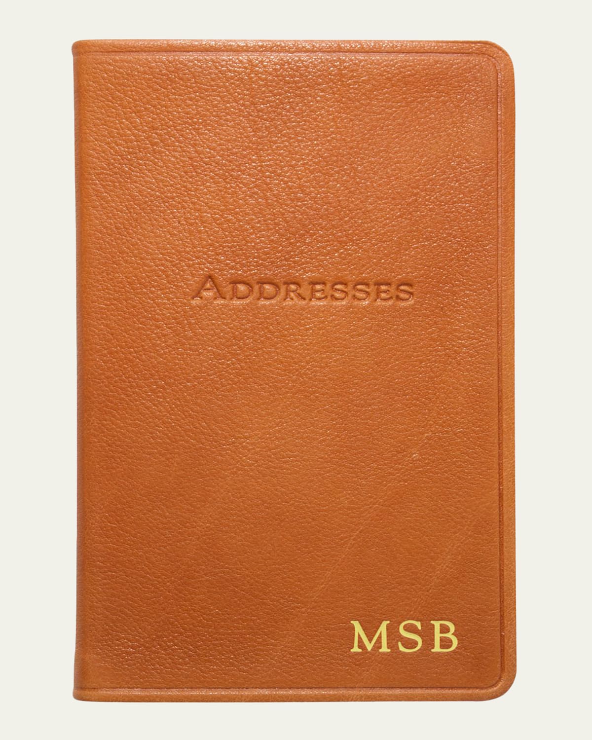 Graphic Image 5" Pocket Address Book In British Tan
