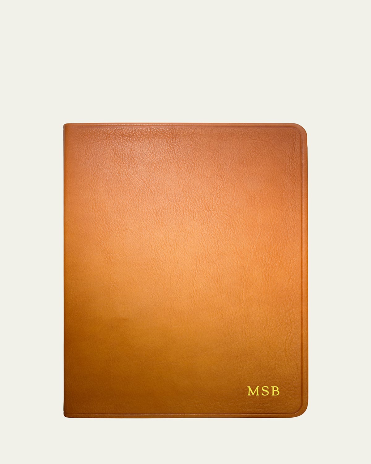 Graphic Image Lined Soft Cover Journal, 9" In British Tan